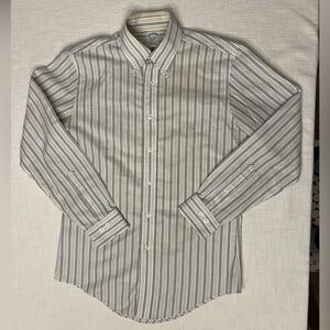 Brooks Brothers Regent 100% SUPIMA COTTON NON-IRON Striped Button Down Shirt